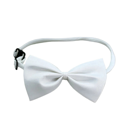 Adjustable Solid Color Pet Bow Tie - Stylish Accessory for Small Dogs and Cats