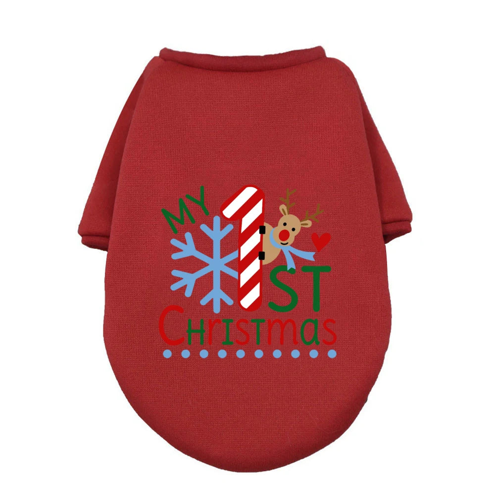 My First Christmas Dog Hoodie – Warm & Cozy Winter Wear