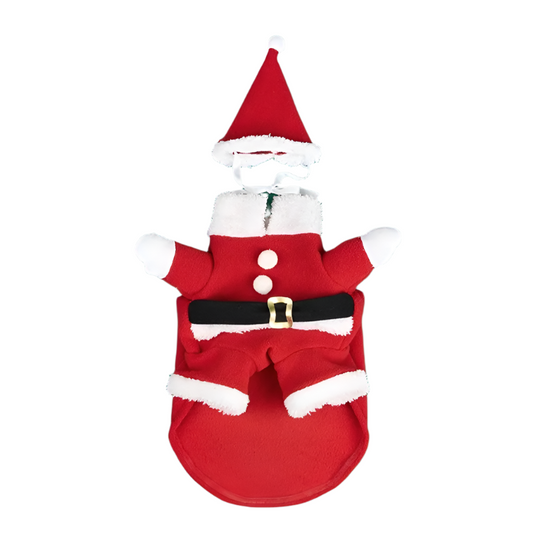 Santa Claus Cosplay Dog Costume with Cap