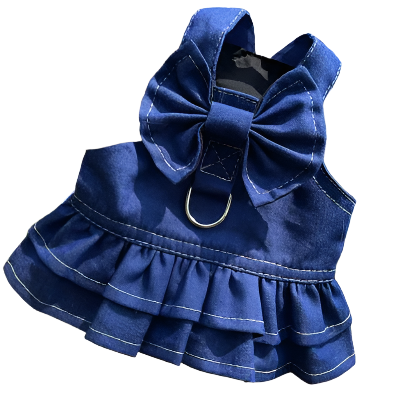 HJKL Denim Harness Dress