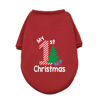 My First Christmas Dog Hoodie – Warm & Cozy Winter Wear