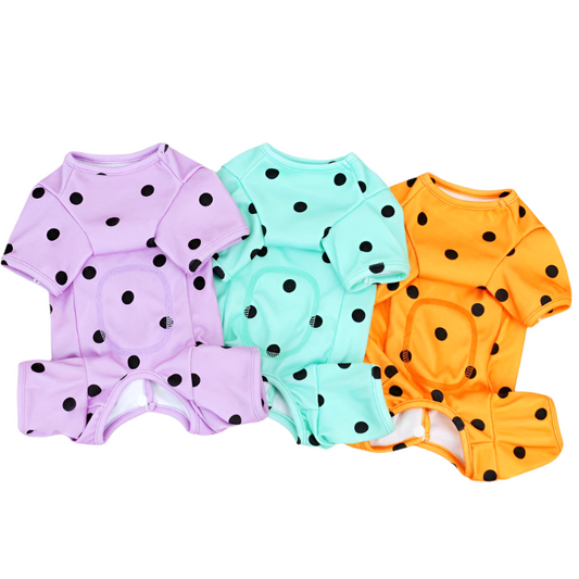 Dot Pattern Dog Pajamas