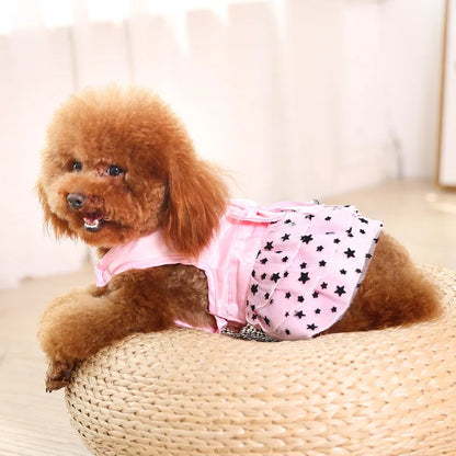 Starry Princess Pet Dress - Stylish & Comfortable for Spring and Summer