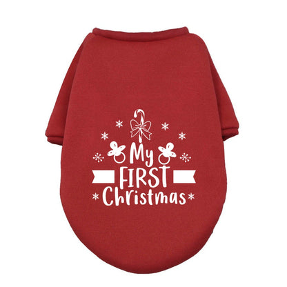 My First Christmas Dog Hoodie – Warm & Cozy Winter Wear