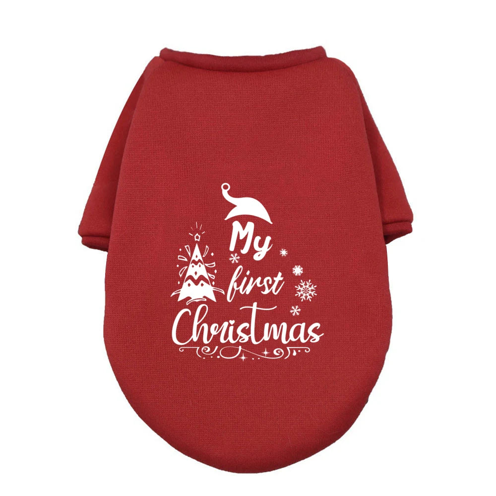 My First Christmas Dog Hoodie – Warm & Cozy Winter Wear