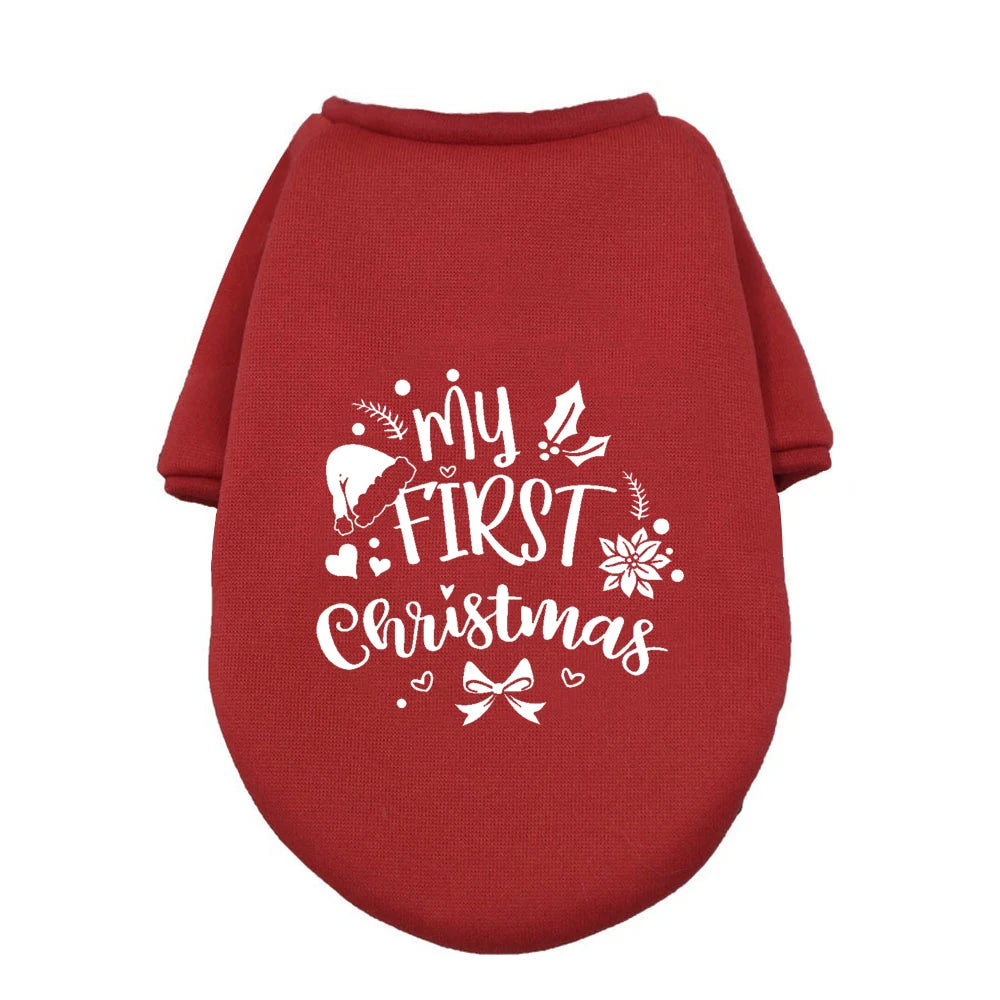 My First Christmas Dog Hoodie – Warm & Cozy Winter Wear