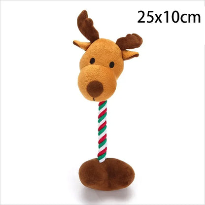 Christmas Squeaky Plush Dog Toys – Santa, Gingerbread & More | Holiday Pet Gifts | PoochWear
