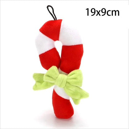 Christmas Squeaky Plush Dog Toys – Santa, Gingerbread & More | Holiday Pet Gifts | PoochWear
