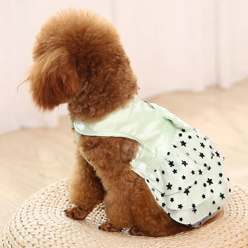 Starry Princess Pet Dress - Stylish & Comfortable for Spring and Summer