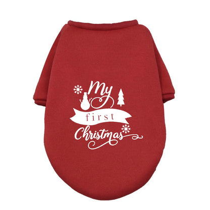 My First Christmas Dog Hoodie – Warm & Cozy Winter Wear