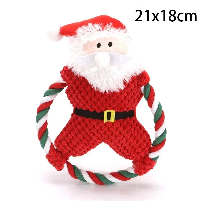 Christmas Squeaky Plush Dog Toys – Santa, Gingerbread & More | Holiday Pet Gifts | PoochWear
