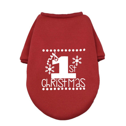 My First Christmas Dog Hoodie – Warm & Cozy Winter Wear