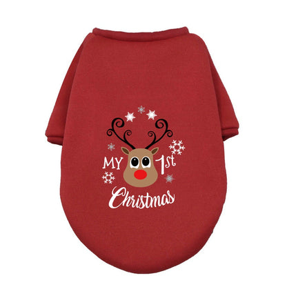 My First Christmas Dog Hoodie – Warm & Cozy Winter Wear