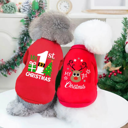 My First Christmas Dog Hoodie – Warm & Cozy Winter Wear