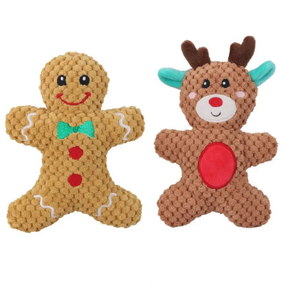 Christmas Plush Chew Toys for Dogs